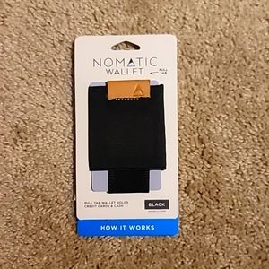 Brand New! NOMATIC Black Minimalist Pocket Mens Slim Wallet Ballistic Material.